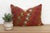 This 16x24 inch lumbar pillow is a breathtaking study in Antique Indian Folk Art, handcrafted from a salvaged Punjabi...