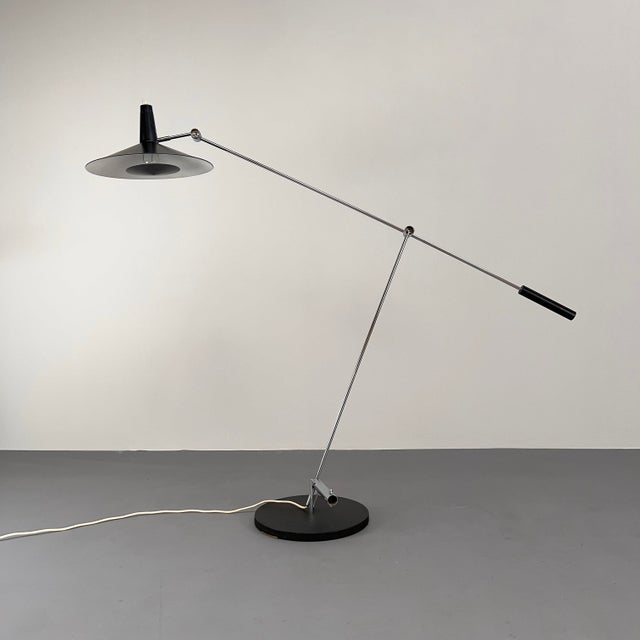 Type 600 Model 51 Floor Lamp by Rico and Rosemarie for Baltensweilerr, Switzerland, 1951 For Sale - Image 13 of 18