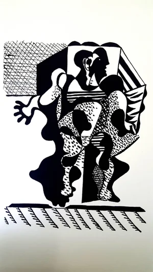 Pablo Picasso (after) Helene Chez Archimede - Wood Engraving 1955