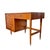 A classic mid-century modern single pedestal walnut desk by B.P. John Furniture circa 1969. It features three pedestal...
