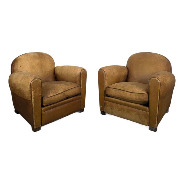Club Chairs, 1930s, Set of 2 For Sale
