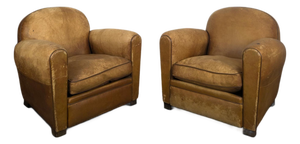 Club Chairs, 1930s, Set of 2