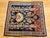 Textile Vintage Persian Kashan Pictorial Rug, Hand-Knotted Wool, Floral Vase Pattern, Navy & Red, 2x2 For Sale - Image 7 of 15