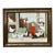 Mid-20th Century Americana Farm Scene Oil Painting on Board – Framed For Sale