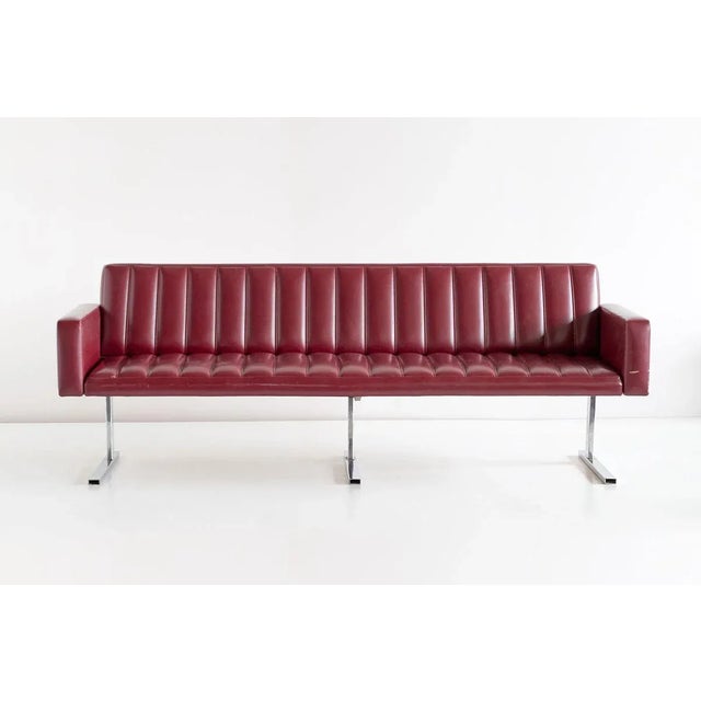 Mid-Century Modern 3-Seater Cantilevered Sofa by Esko Pajamies for Merva, 1960s For Sale - Image 3 of 11