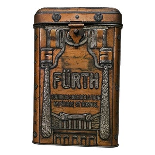 Vintage Candy Cookies Box from Fürth, France, 1940s For Sale