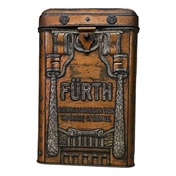 Vintage Candy Cookies Box from Fürth, France, 1940s For Sale
