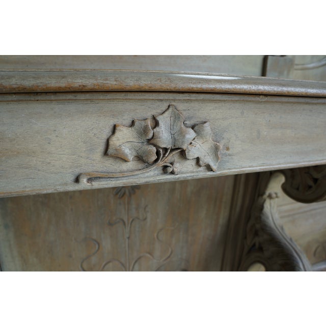 Antique White Art Nouveau Hall Tree For Sale - Image 8 of 13