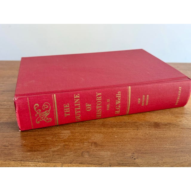 Textile H. G. Wells' "The Outline of History" Complete Set of 2 For Sale - Image 7 of 9