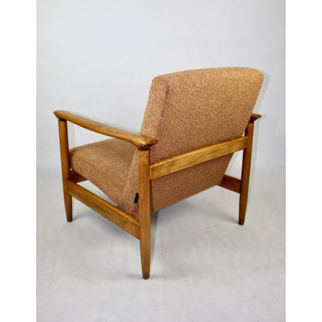 Orange Gold GFM-142 Armchair by Edmund Homa, 1970s For Sale - Image 6 of 11