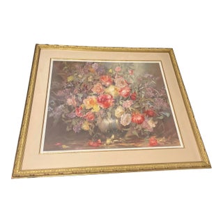 Huge Carolyn Blish "Heaven Scent" Lithography Signed Framed #69/950 W/ Coa For Sale