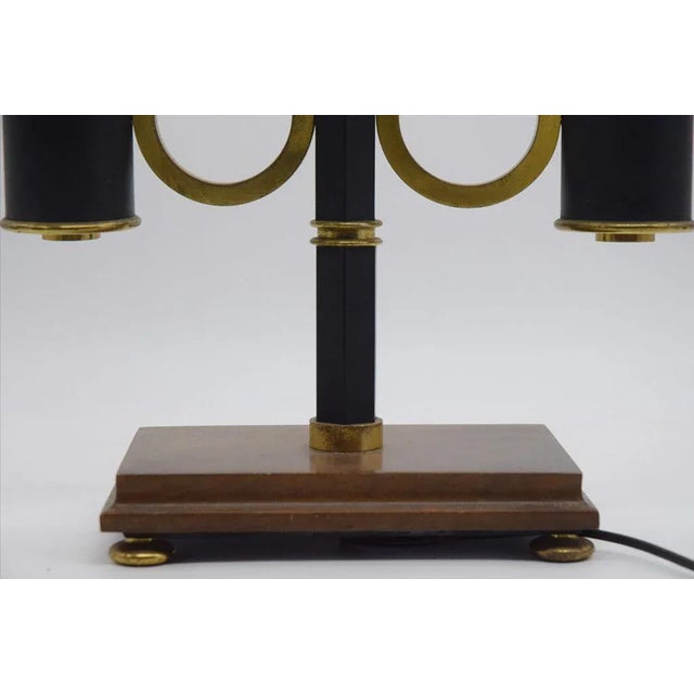 Beige Italian Ministerial Table Lamp, 1950s For Sale - Image 8 of 13