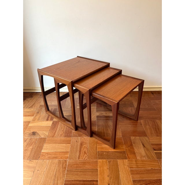 Teak Nesting Tables from G-Plan, 1960s, Set of 3 For Sale - Image 4 of 17
