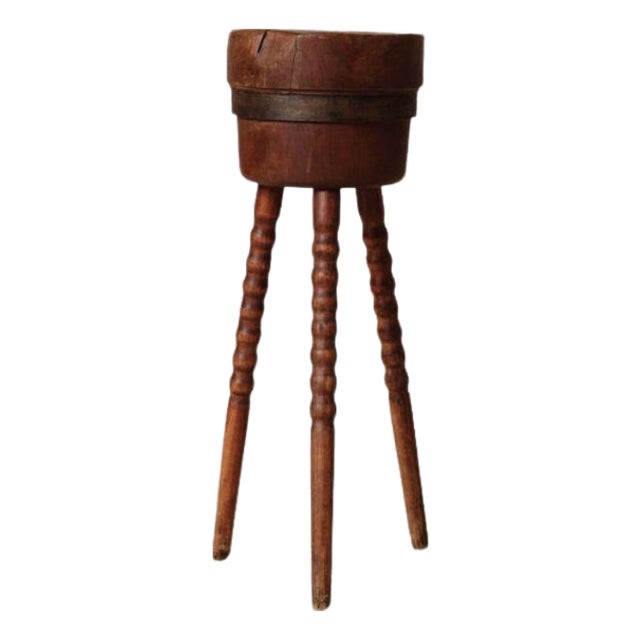 19th Century French Wooden Block Table For Sale