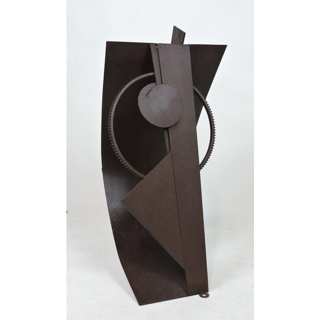 1990s Abstract Welded Steel Sculpture "Assemblage I" by David Tothero For Sale - Image 10 of 10