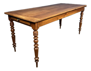 French Dining Table in Cherry Wood