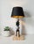 Vintage Table Lamp in Metal and Marble by Jacques Adnet, 1930s For Sale - Image 17 of 17
