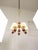 Mid-Century Modern Italian Opaline and Ceramic Chandelier For Sale - Image 5 of 15
