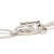 Modern Tiffany & Co Elsa Peretti Heart Link Bracelet, Sterling Silver, Length 7.5 In For Sale - Image 3 of 6