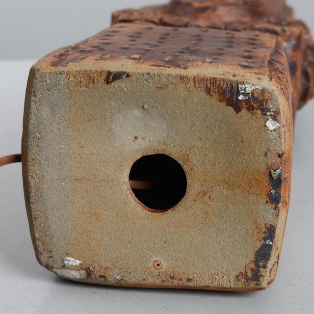 Brown Table Lamp by Bernard Rooke, England, 1960s For Sale - Image 8 of 10