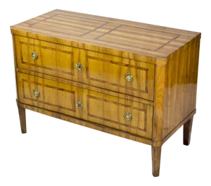 18th Century Louis XVI Walnut 2-Drawer Chest