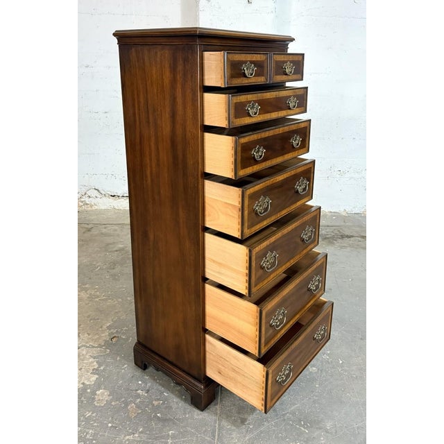 Late 20th Century Drexel 18th Century Collection Lingerie Chest For Sale - Image 5 of 15