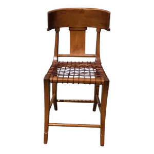 Mid Century Modern Klismos Counter Stool