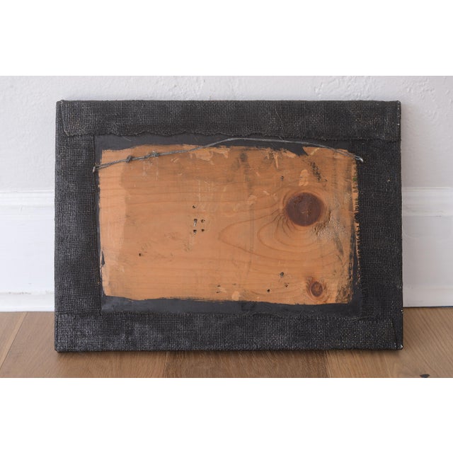 Vintage Abstract Brutalist Ceramic & Nail Art Wall Sculpture For Sale - Image 10 of 10
