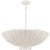 AERIN for Visual Comfort Signature Hampton Medium Chandelier in Plaster White For Sale