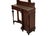 Exceptional and highly sculptural venetian vanity console in carved walnut, dating from the late 19th century, retaining...