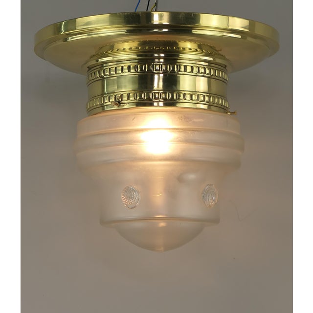 Vintage Art Deco Ceiling Light, 1920s For Sale - Image 10 of 12