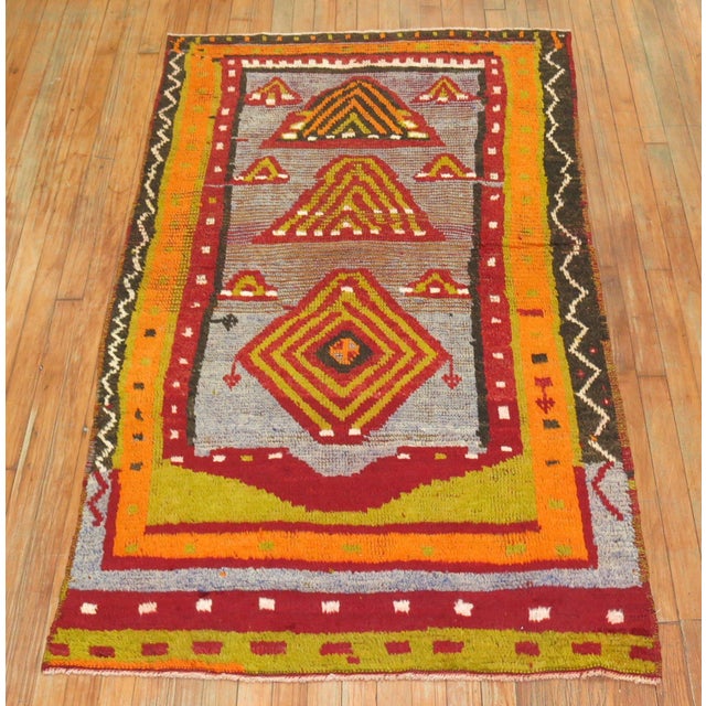 Vintage Turkish Tulu Rug - 3'6" x 5'9" For Sale - Image 17 of 18
