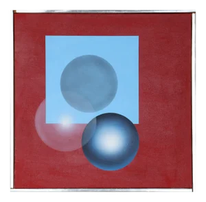 Metallurgy, OP Art Painting by Jack Brusca