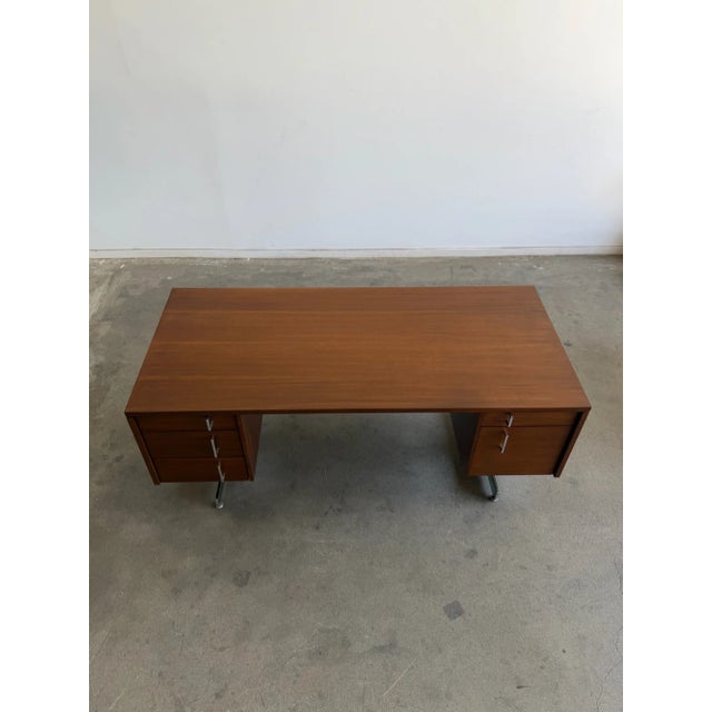 Mid-Century Modern Mid Century Modern Executive Desk For Sale - Image 3 of 13