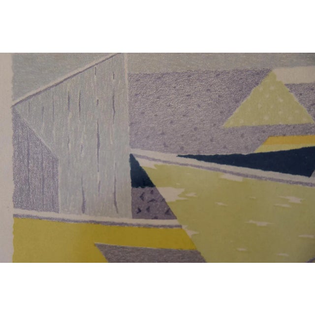 Waldemar Lorentzon, Båtparad, 1953 Color Lithograph Number 227/300 Work with the artist's signature and individual number...