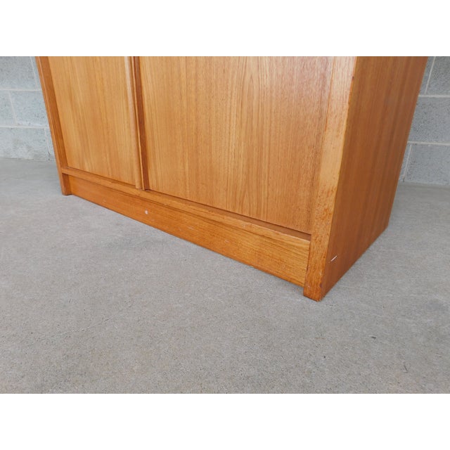 Jesper Danish Modern Teak Armoire / Wardrobe Fitted Interior Chest For Sale - Image 14 of 15