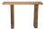 Brutalist Wood Console Table, 1970 For Sale