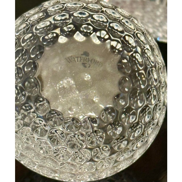 2000 - 2009 Waterford Crystal Golf Club & Ball Desk Accessories With First Edition Legendary Golf Clubhouses For Sale - Image 5 of 11