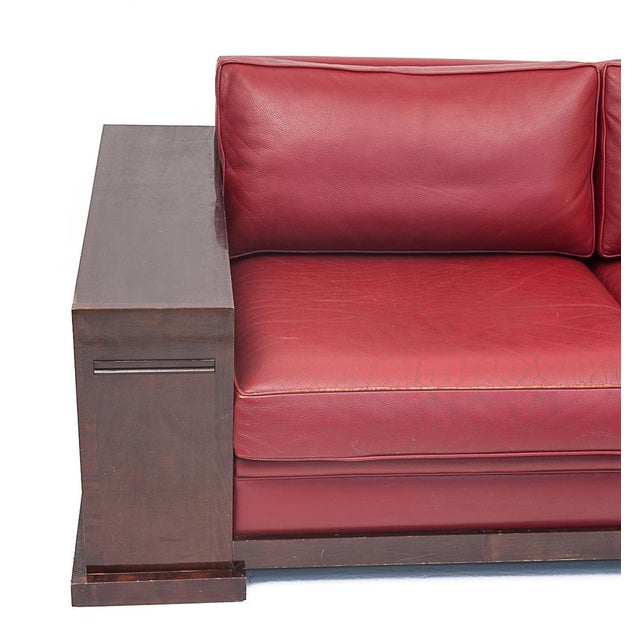 Wood Dominique Sofa by Hugues Chevalier, 1992 For Sale - Image 7 of 15