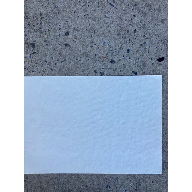 1970’s Original Contemporary Still Life Watercolor Painting With Clay Pots & Muffin Tins For Sale - Image 4 of 4