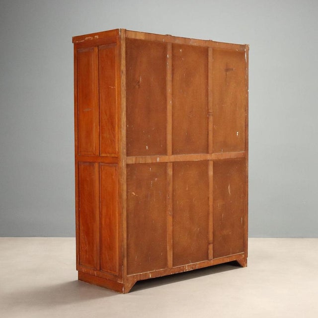 Cherry Wood Wardrobe, 1940s For Sale - Image 14 of 15