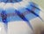 Metal Blue and White Murano Glass Ceiling Light, Italy, 1970s For Sale - Image 7 of 16