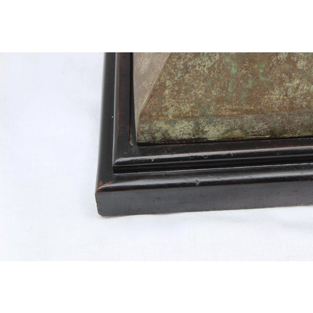 Wood Verdigris Floor Lamp by Stewart Ross James for Hansen For Sale - Image 7 of 10