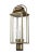 Transitional Sean Lavin by Visual Comfort Studio Wellsworth Post Lantern, Painted Distressed Brass For Sale - Image 3 of 6
