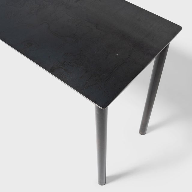 Early 21st Century Jim Rose Ming Steel Offering Table For Sale - Image 5 of 6