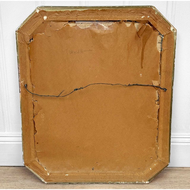 Antique 1920s Art Deco Wild Geese by Maxfield Parrish Framed Lithograph – 15×18 For Sale - Image 4 of 13