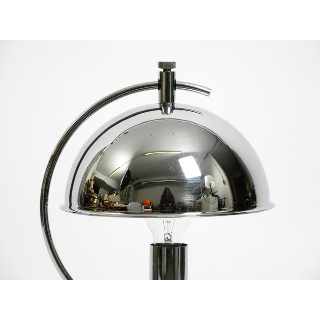 Large Exceptional Chrome Table Lamp by Gebrüder Cosack, 1960s For Sale - Image 14 of 18
