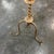 Mid 20th Century Spanish Wrought Iron Floor Candlestick W/ Gold Wash For Sale - Image 4 of 12