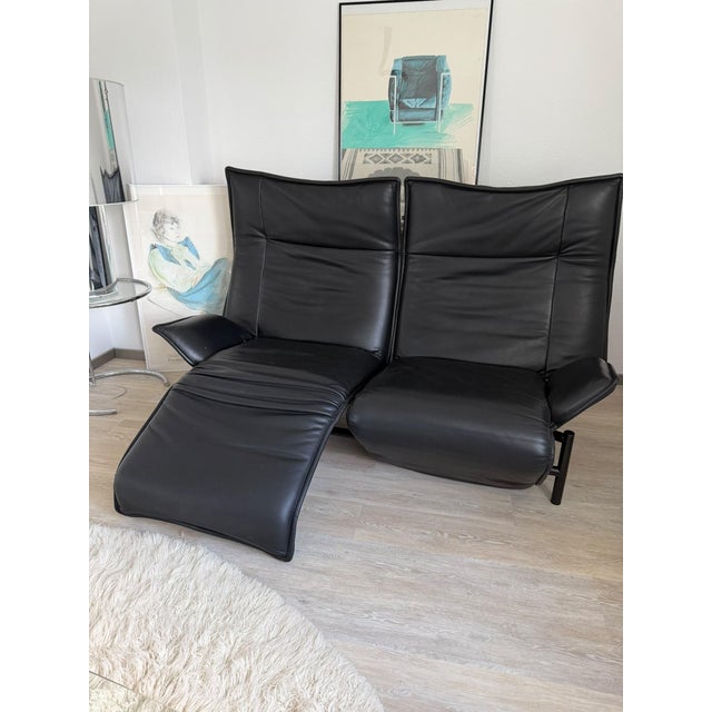 Leather Veranda Sofa by Vico Magistretti for Cassina, 1983 For Sale - Image 3 of 18