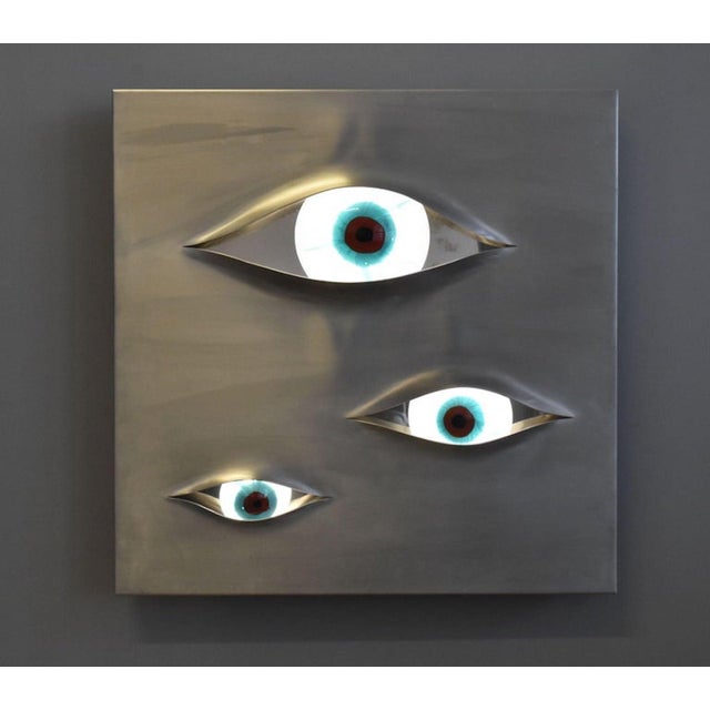 Gray Vintage Crystal Malizia Wall Lamp by Angelo Brotto, 1973 For Sale - Image 8 of 15